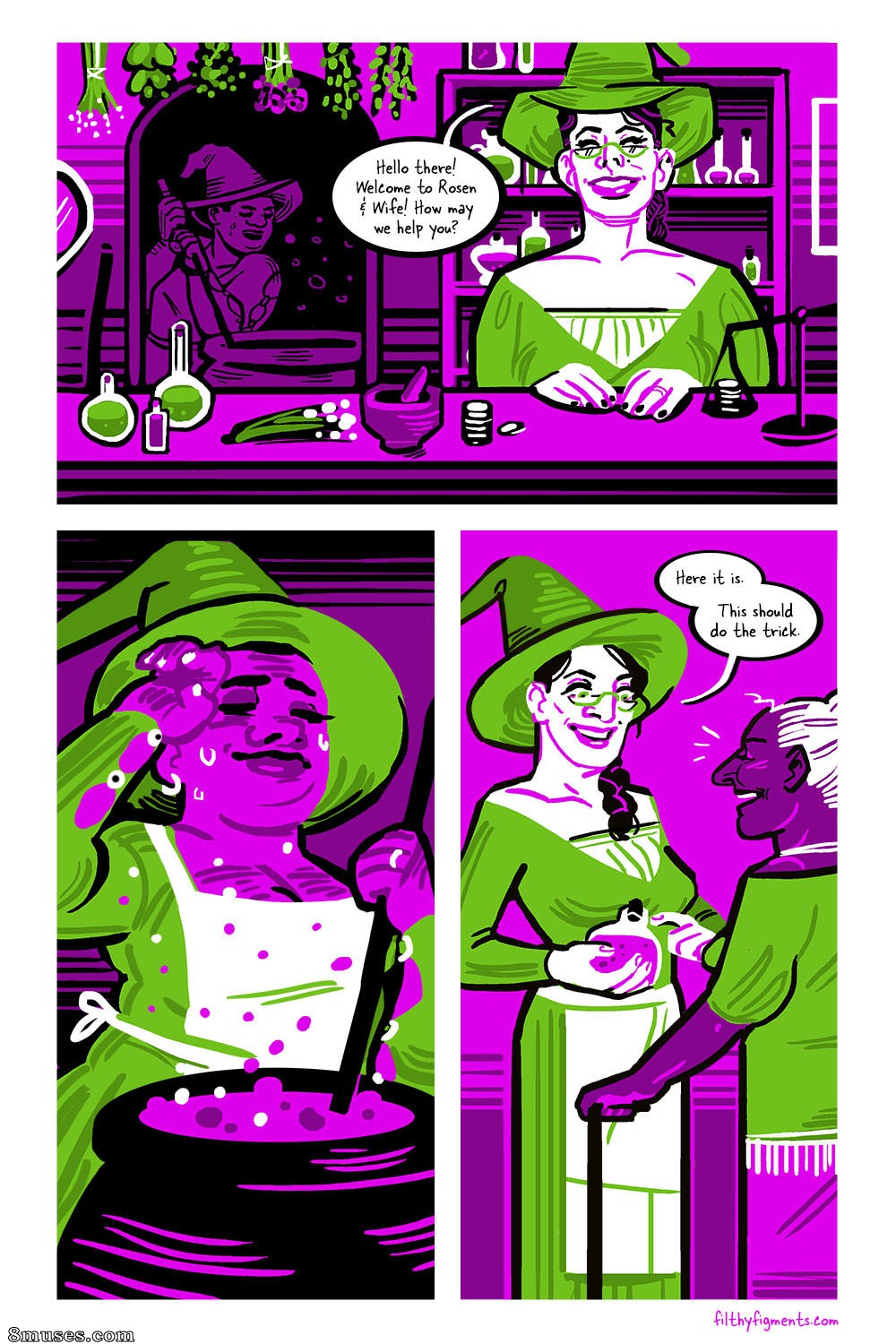 Filthy Figments Comics - Trabalho e problemas - Página 2