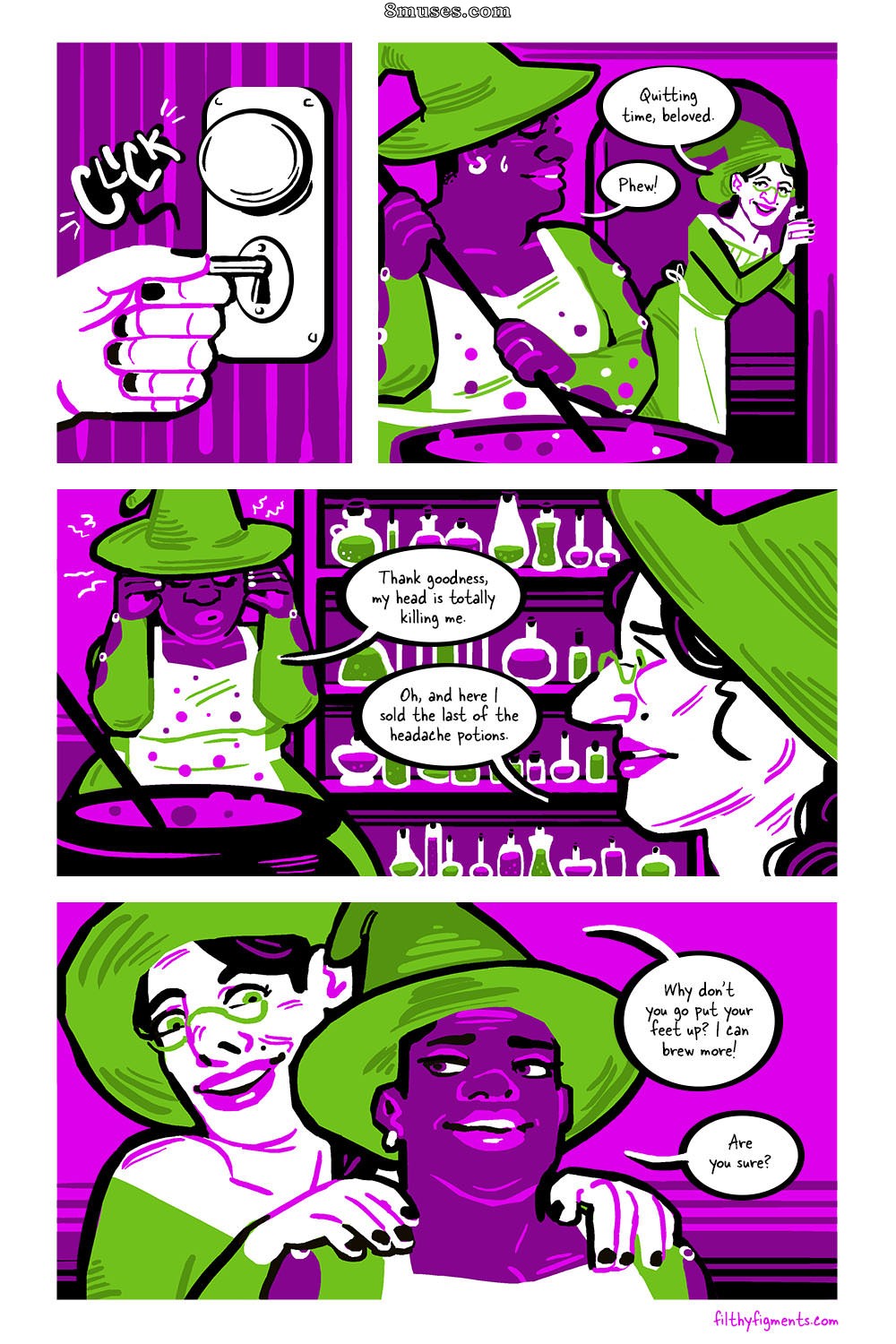 Filthy Figments Comics - Trabalho e problemas - Página 3