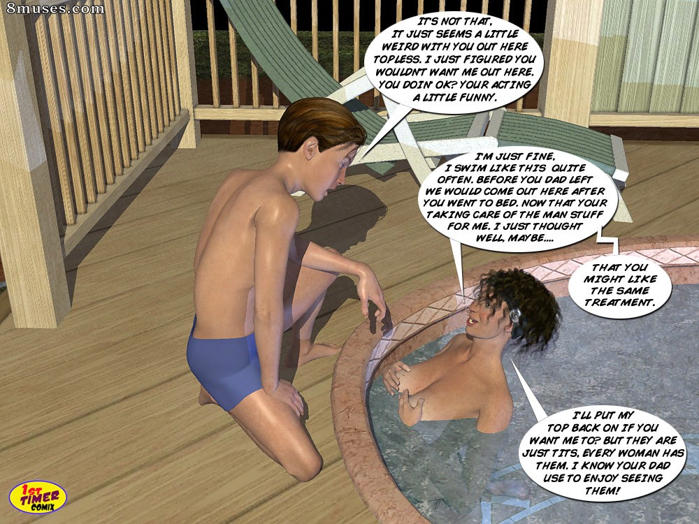 1st Timer Comix - Festa de piscina da mãe e do filho - Página 2