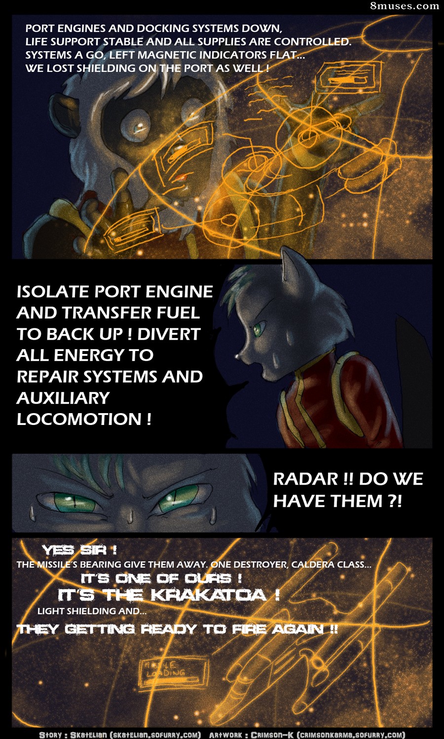 Crimson Karma Comics - In Space No One Can Hear You Moan - Page 6