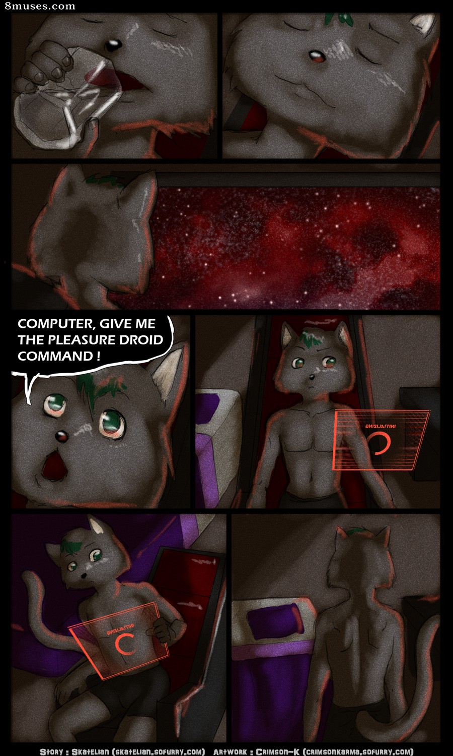 Crimson Karma Comics - No espaço, ninguém pode ouvir seu gemido - Página 18