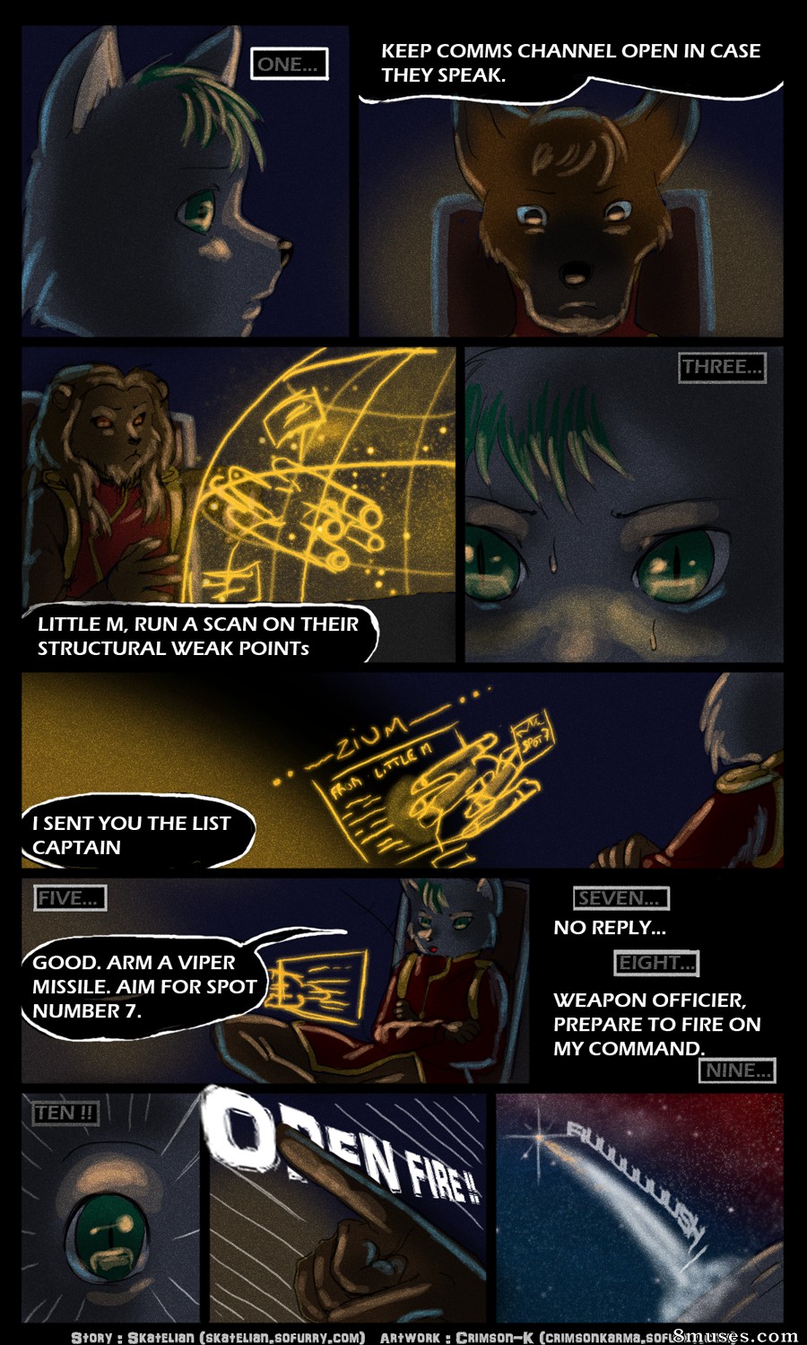 Crimson Karma Comics - In Space No One Can Hear You Moan - Page 8