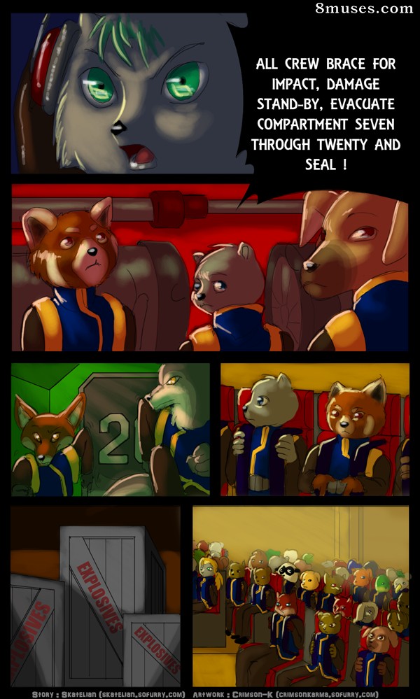 Crimson Karma Comics - In Space No One Can Hear You Moan - Page 3