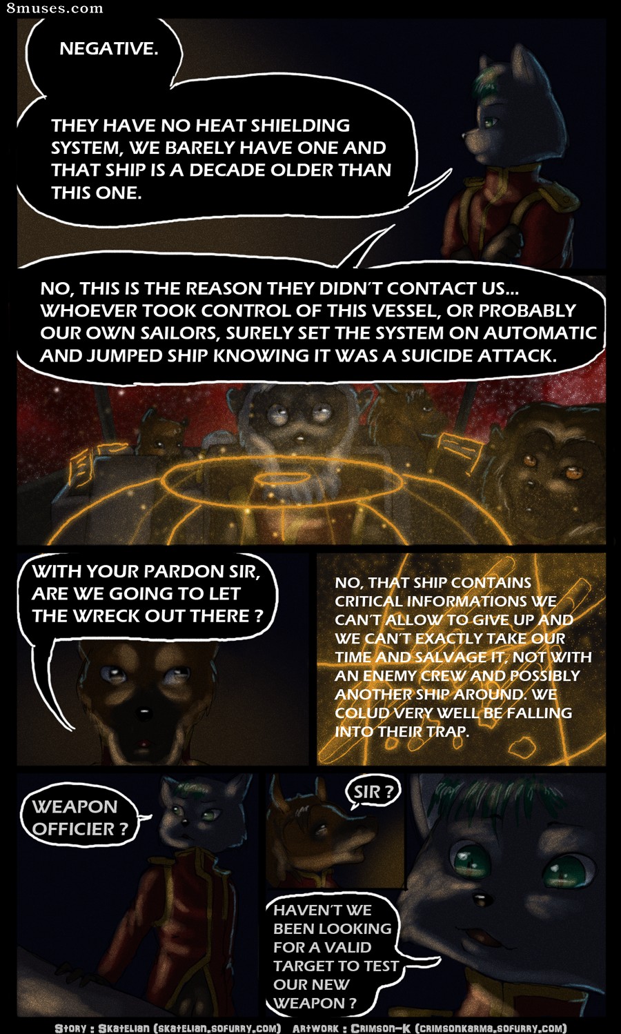Crimson Karma Comics - En el espacio nadie puede oírte gemir - Página 10