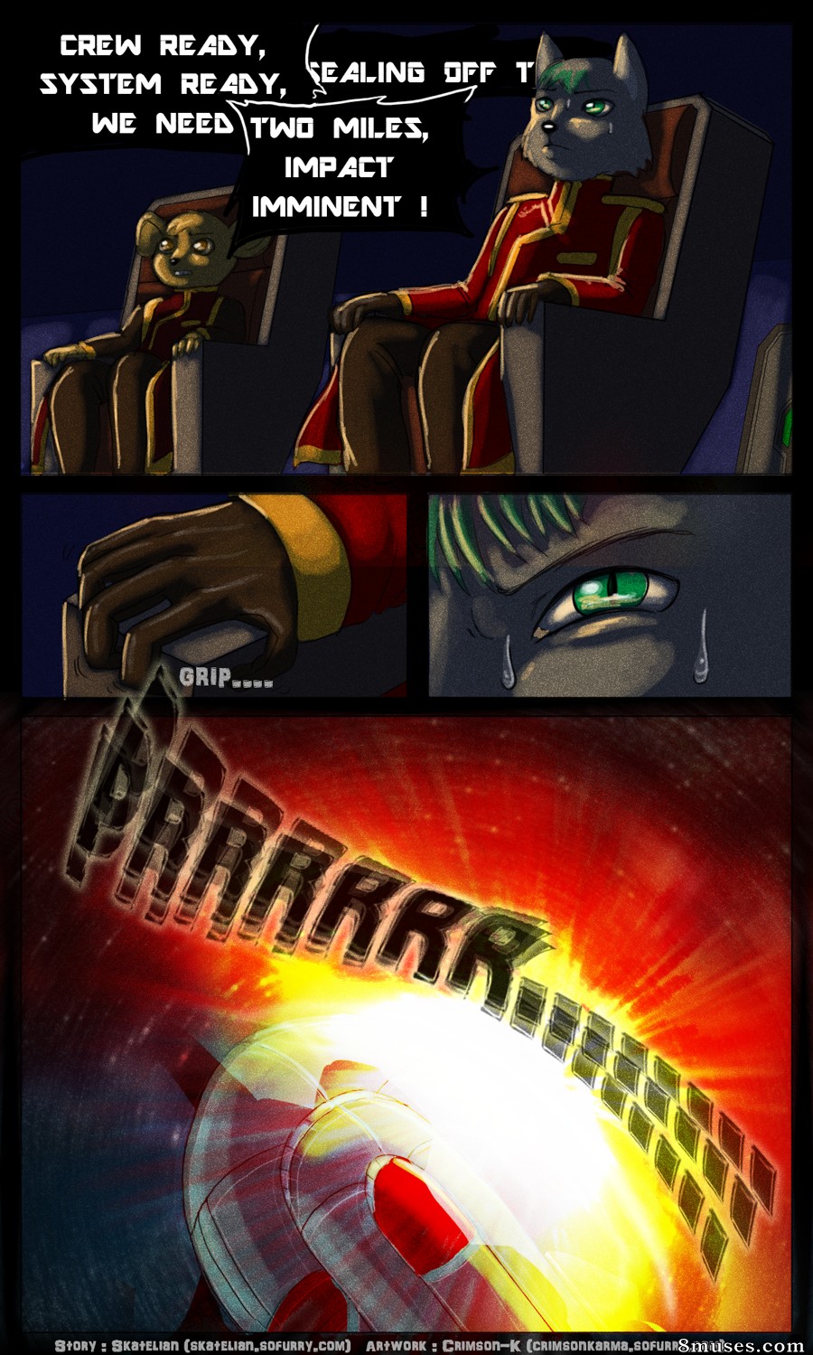 Crimson Karma Comics - In Space No One Can Hear You Moan - Page 4