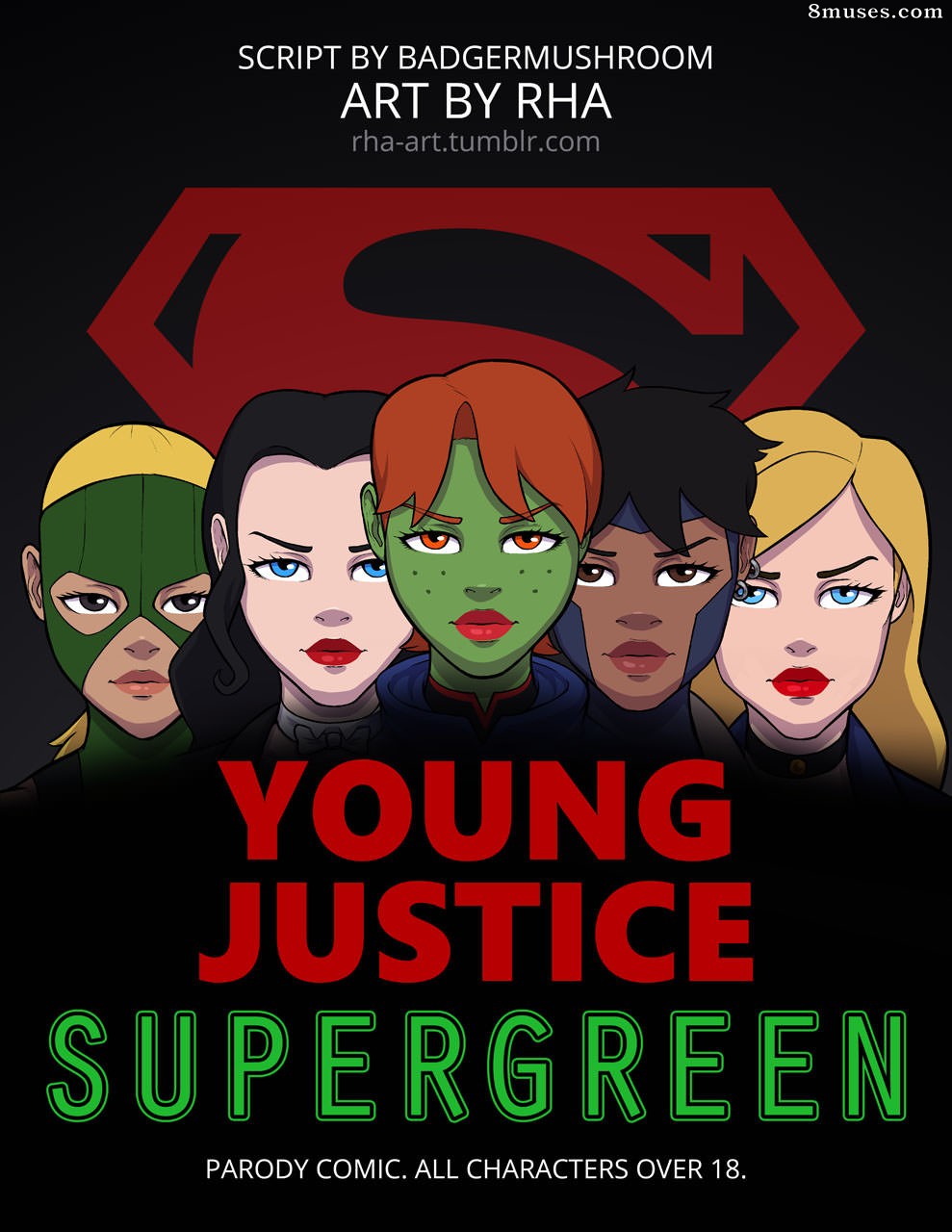 Page 1 | Various-Authors/Rha/Young-Justice-Supergreen | 8muses - Sex Comics