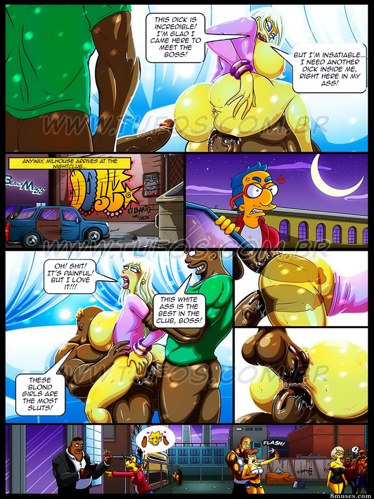 OS Simptoons - English - Issue 06 - Girls Night (Kogeikun Art) - Page 8