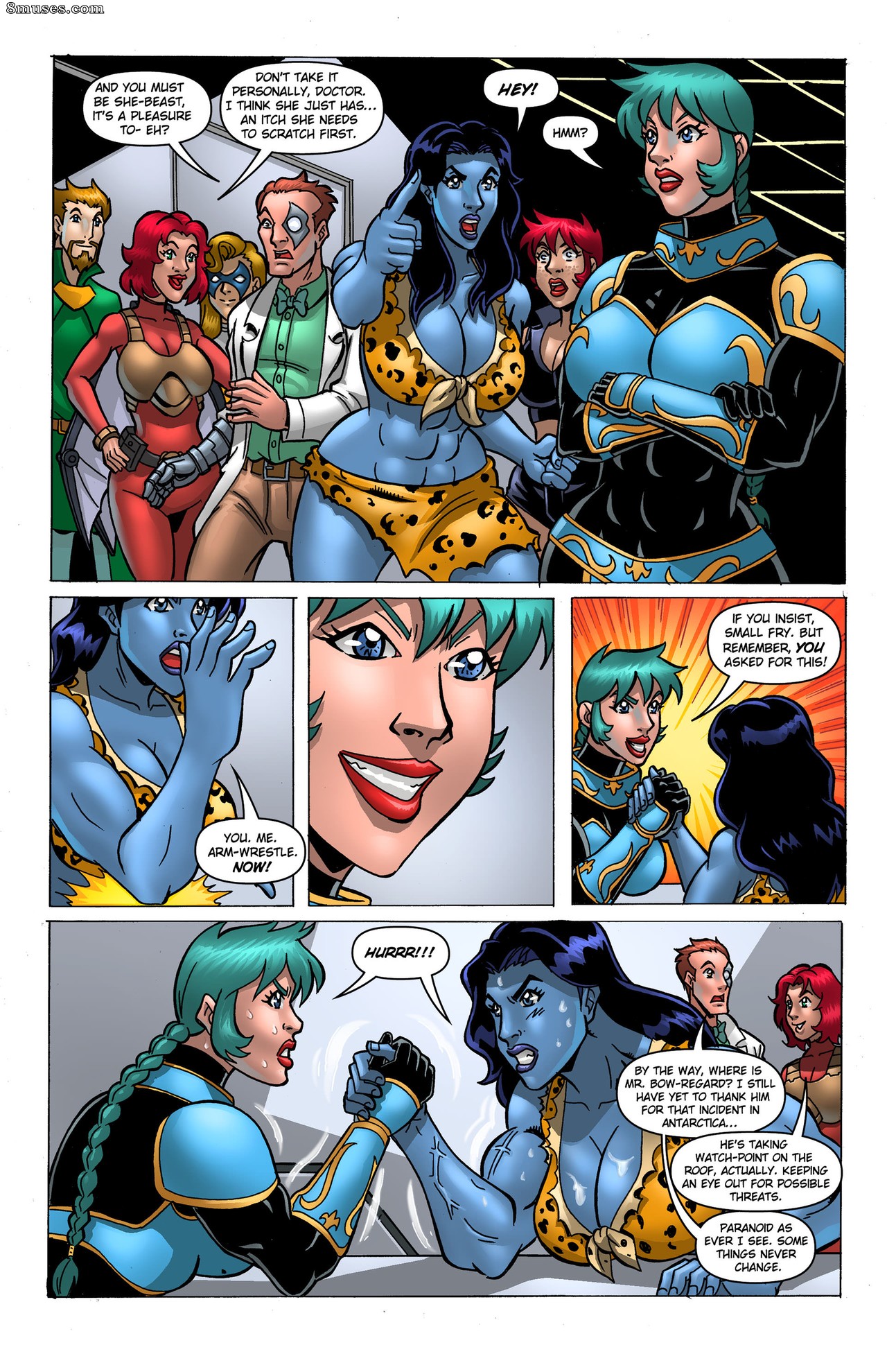 Giantess Fan Comics - Power Patrol & The Cleavage Crusader - Control Freak - Page 6