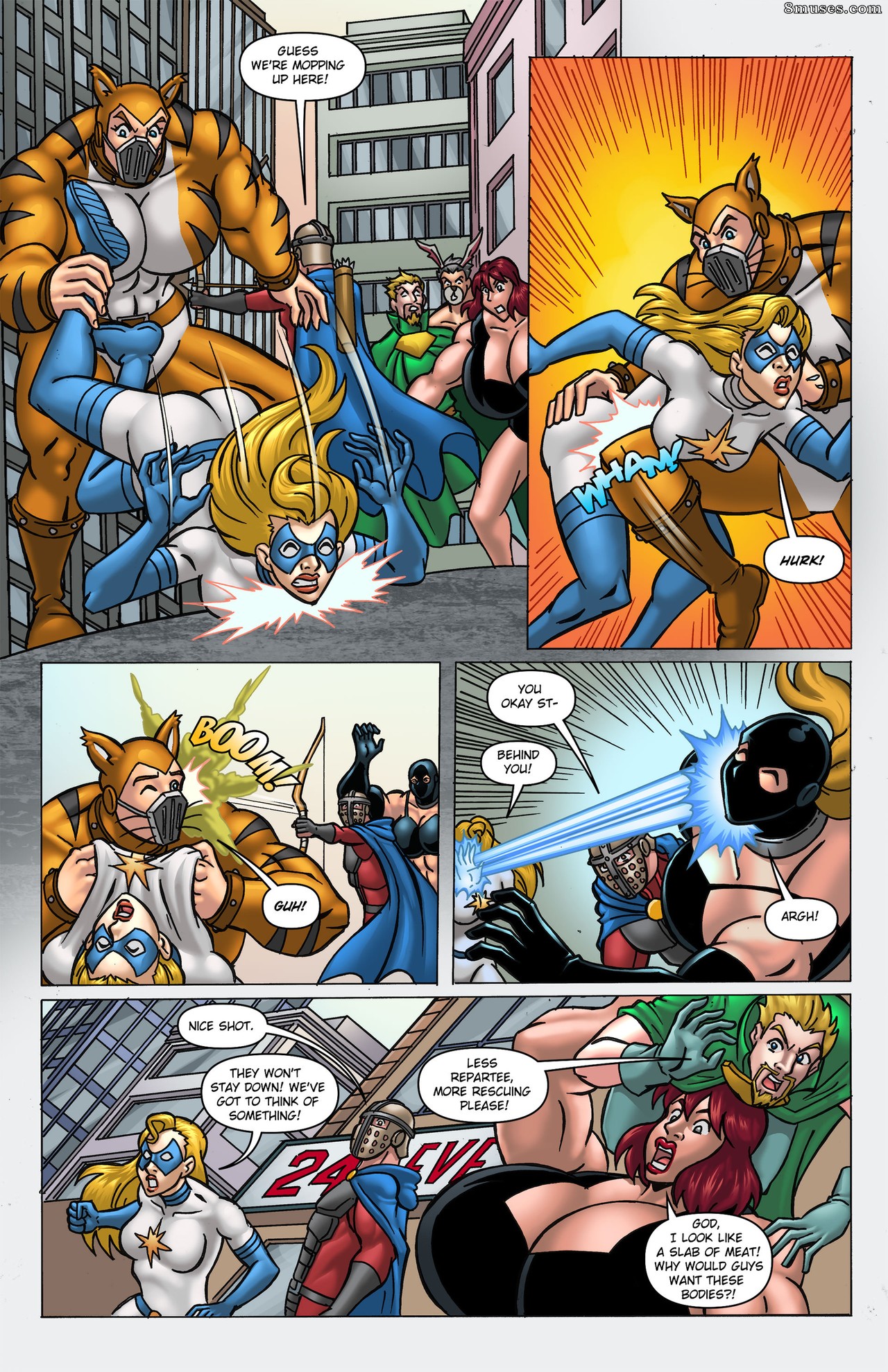 Giantess Fan Comics - Power Patrol & The Cleavage Crusader - Control Freak - Page 23