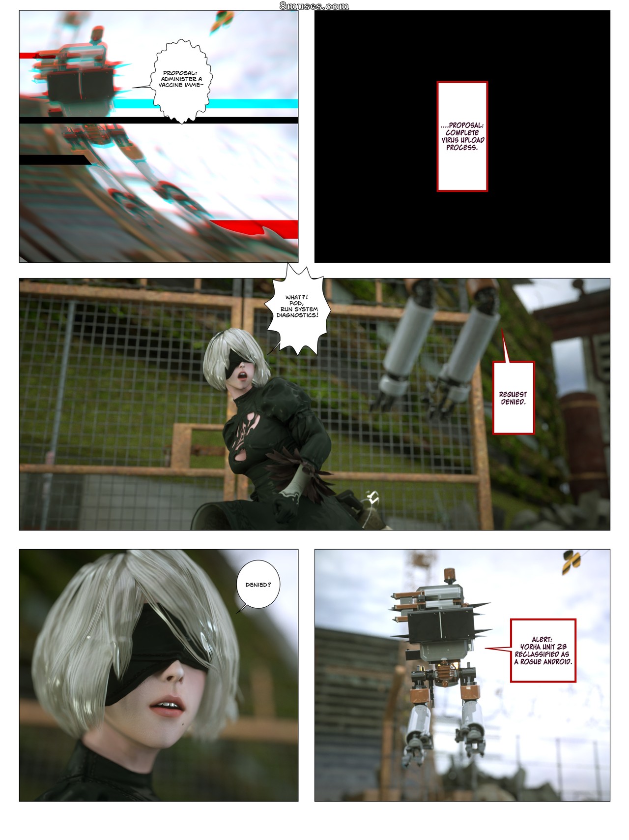 G9MP Comics - Virus de lujuria NieR - Página 3