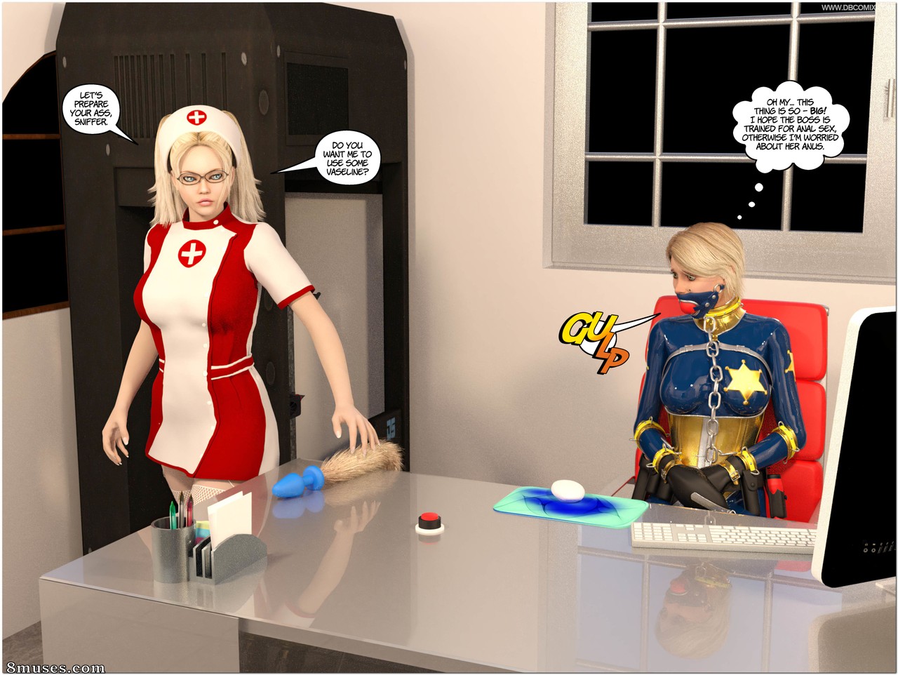New Arkham For Superheroines - Issue 11 - Harleys Last Trick - Page 90
