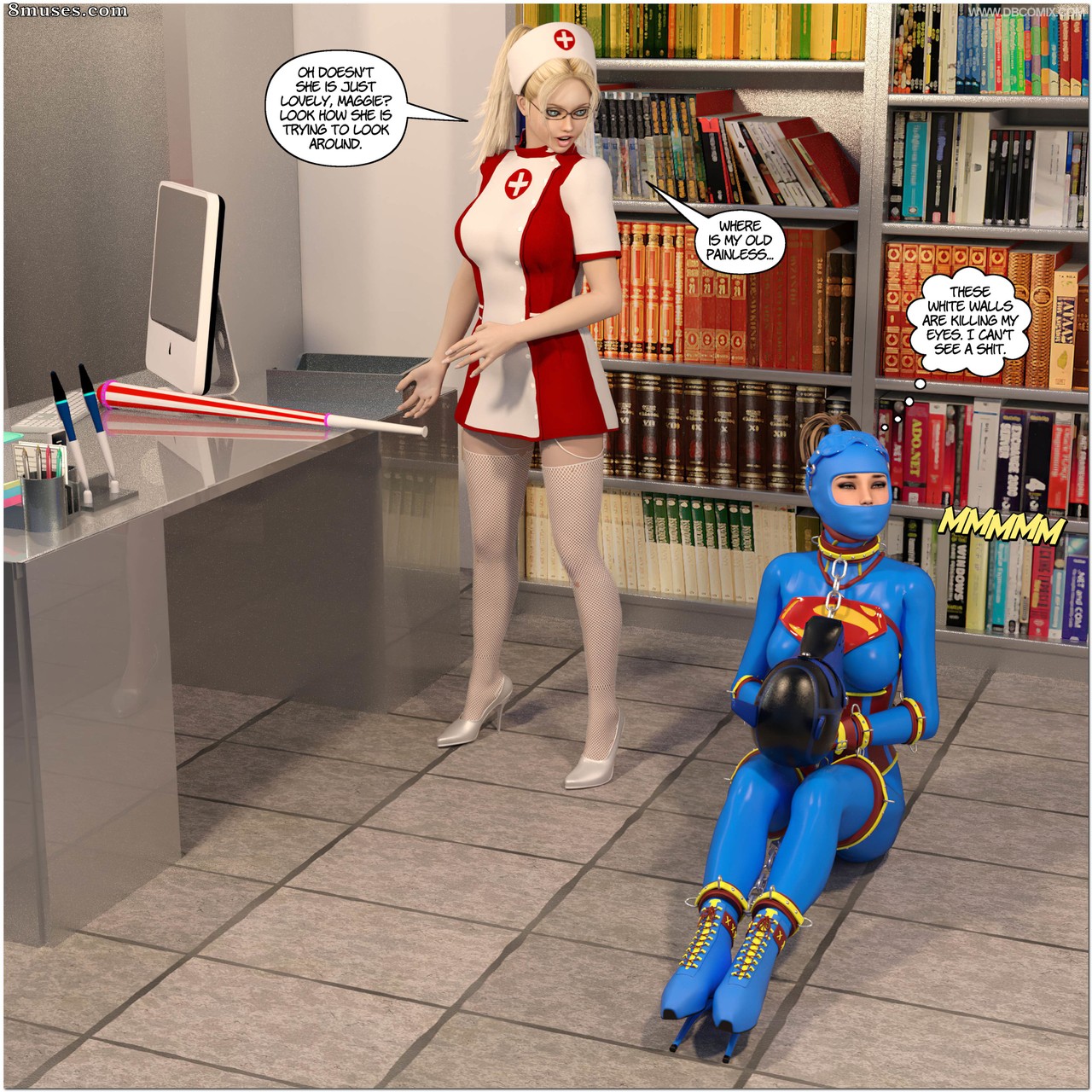 New Arkham For Superheroines - Issue 11 - Harleys Last Trick - Page 60
