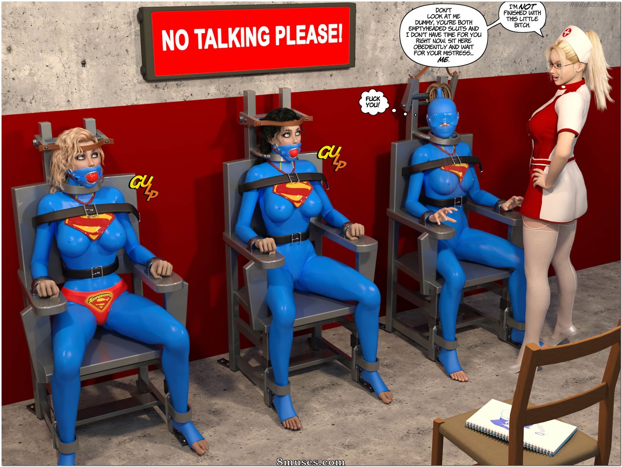 New Arkham For Superheroines - Issue 11 - Harleys Last Trick - Page 42