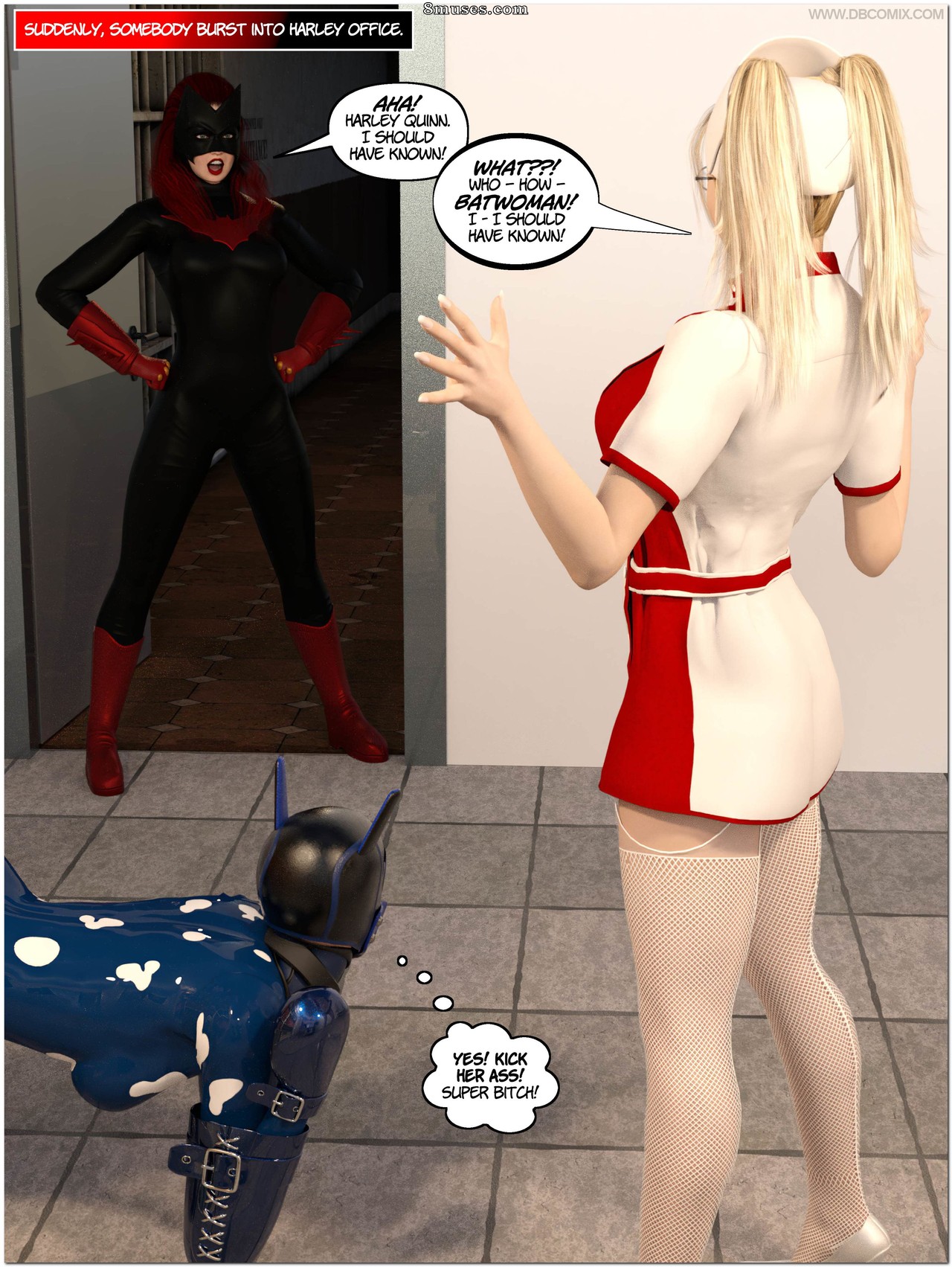 New Arkham For Superheroines - Issue 11 - Harleys Last Trick - Page 93