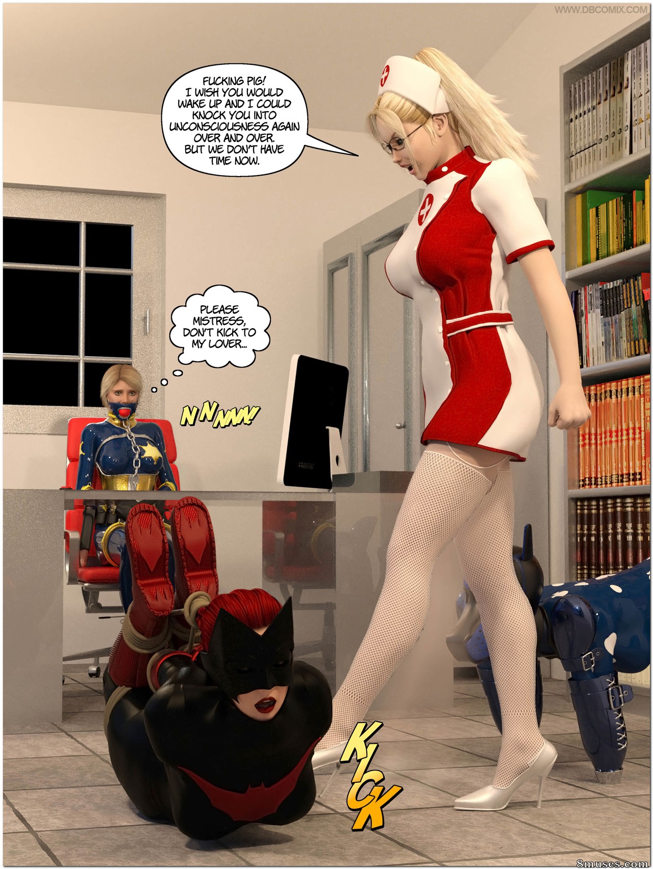 New Arkham For Superheroines - Issue 11 - Harleys Last Trick - Page 107