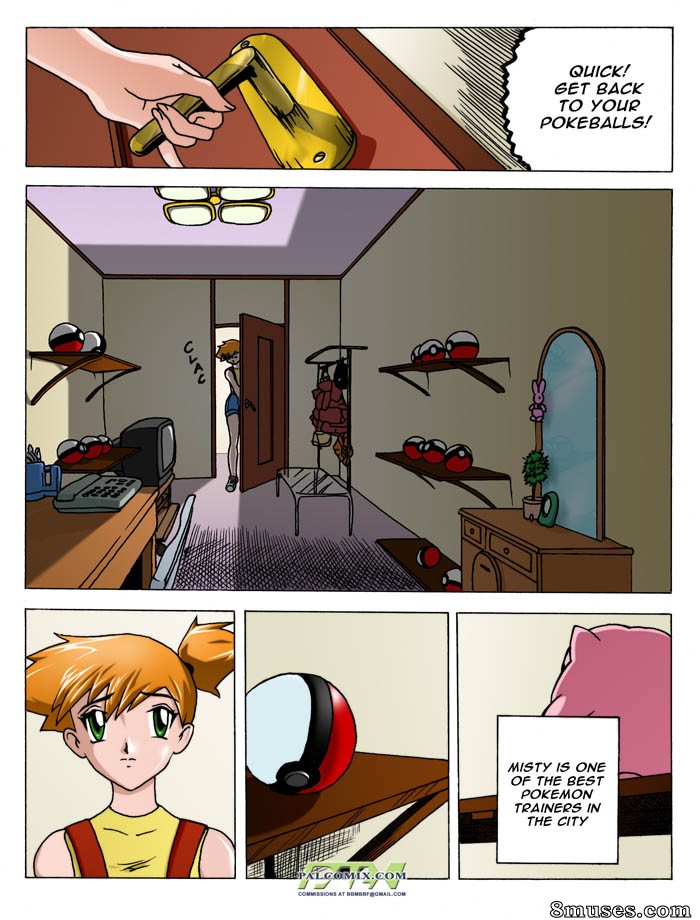 PalComix Comics - Pokeporno - Habitación de Misty - Página 3