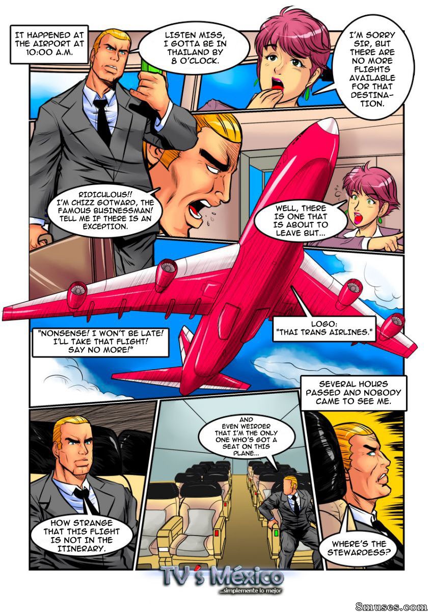 Travestis Mexico Comics - Mi Dulce Azafata - Page 2