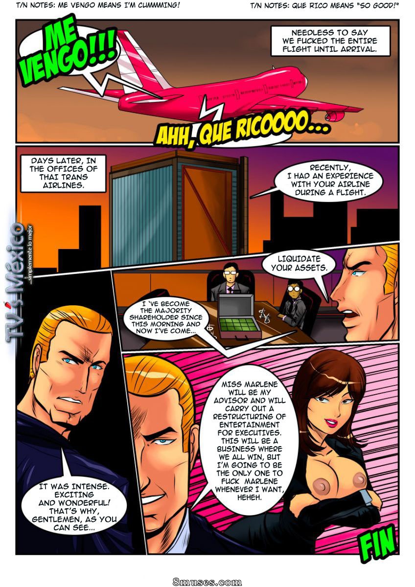 Travestis Mexico Comics - Mi Dulce Azafata - Page 9