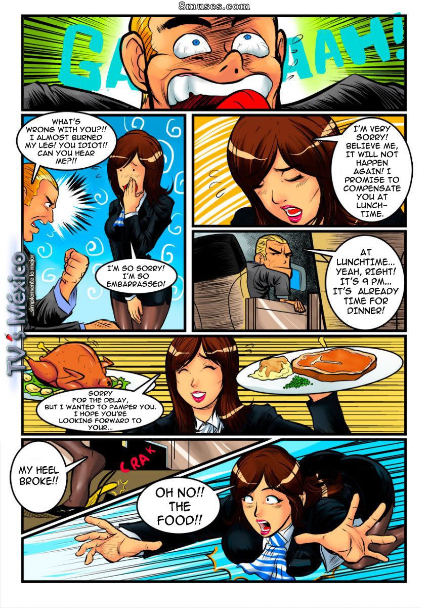 Travestis Mexico Comics - Mi Dulce Azafata - Page 4