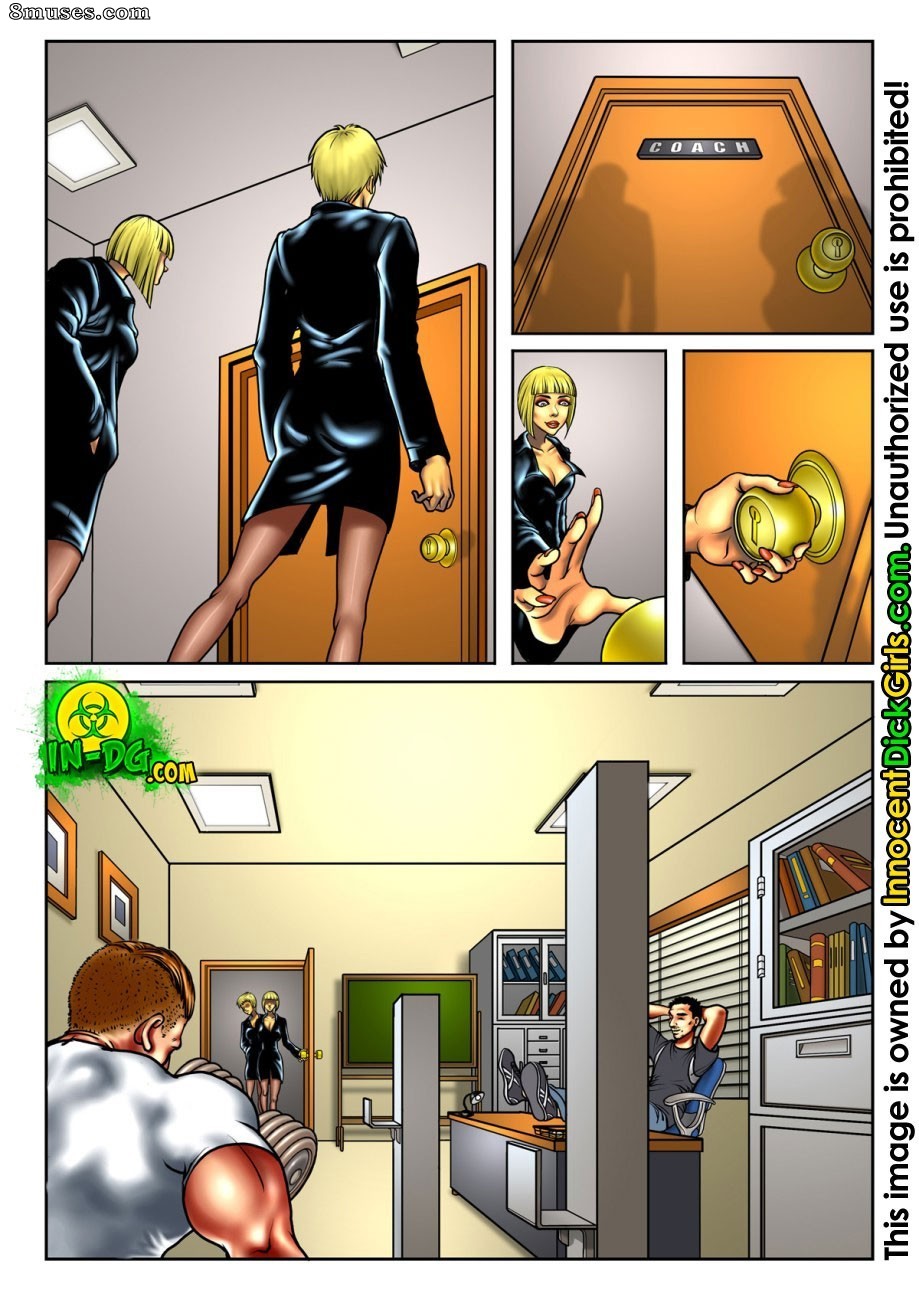 Innocent Dickgirls Comics - The Physical Training Revenge - Page 4