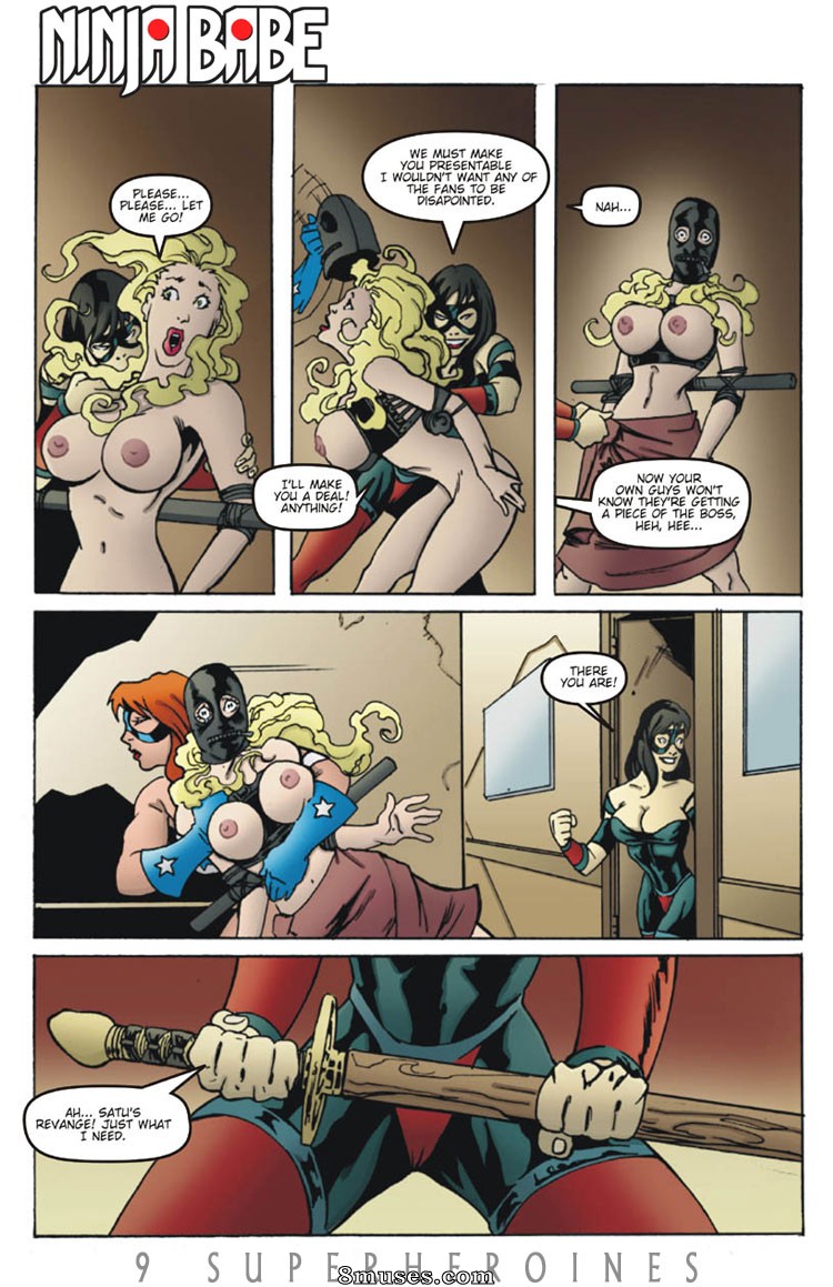 9 Superheroines Comics - Garota ninja - Página 44