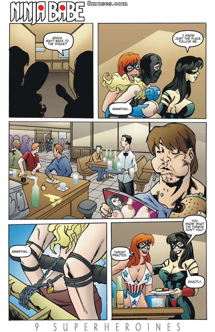 9 Superheroines Comics - Garota ninja - Página 45