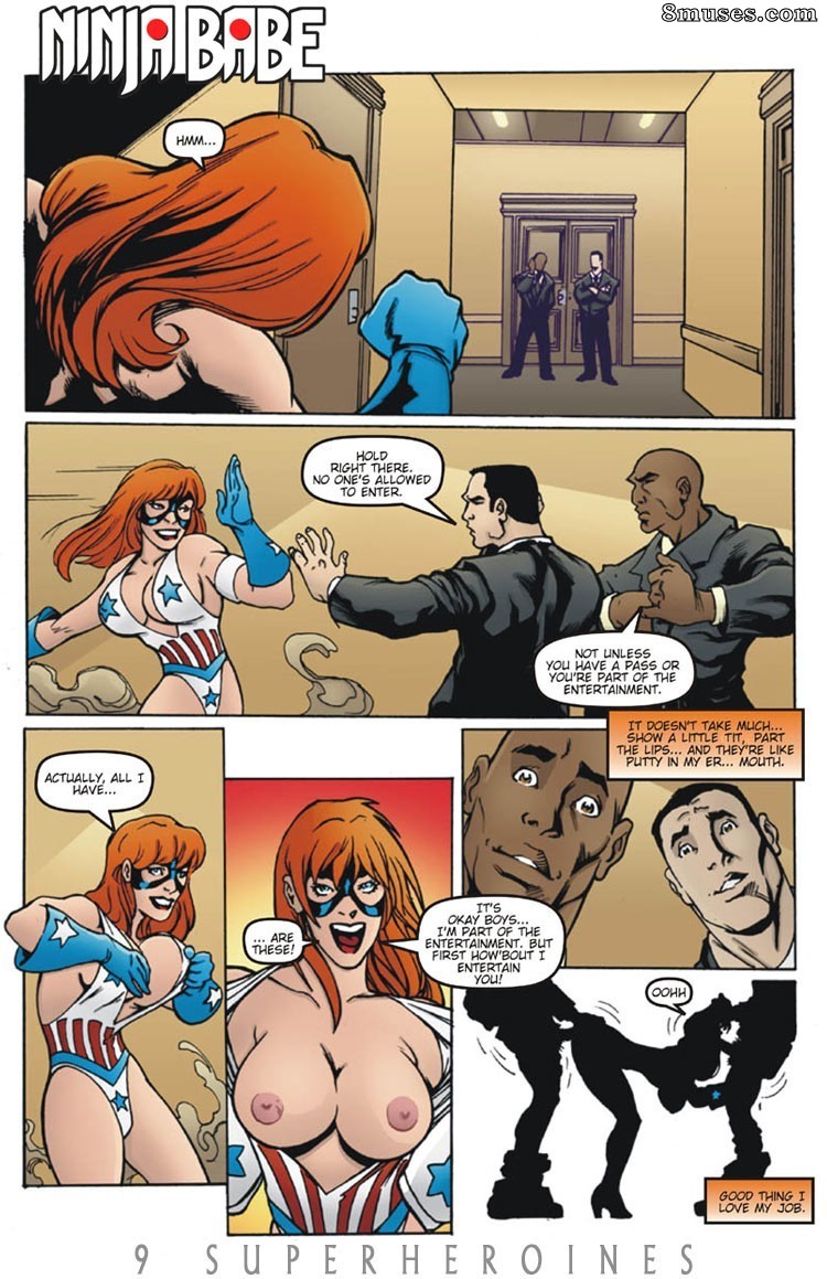 9 Superheroines Comics - Garota ninja - Página 36