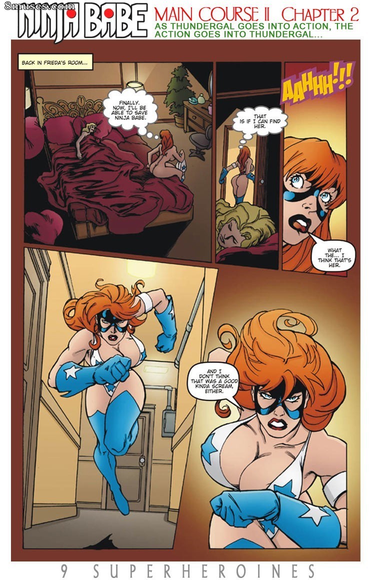 9 Superheroines Comics - Chica ninja - Página 35