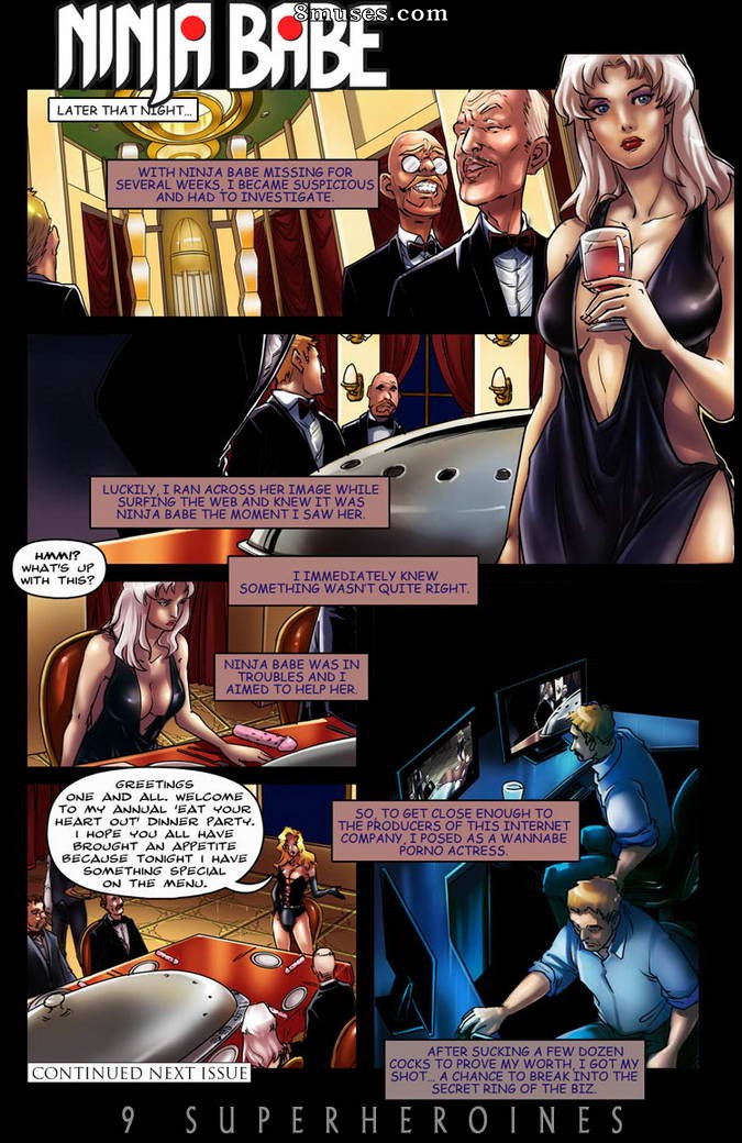 9 Superheroines Comics - Chica ninja - Página 13