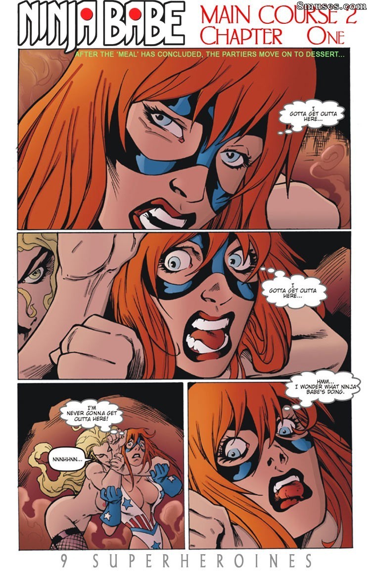 9 Superheroines Comics - Ninja babe - Page 27