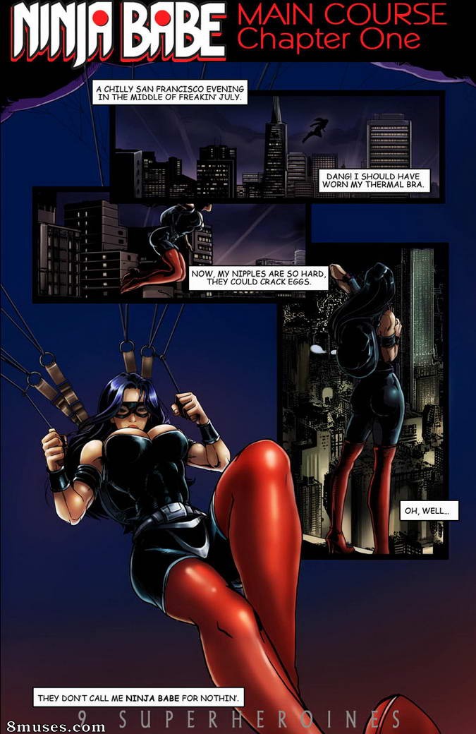 9 Superheroines Comics - Garota ninja - Página 1