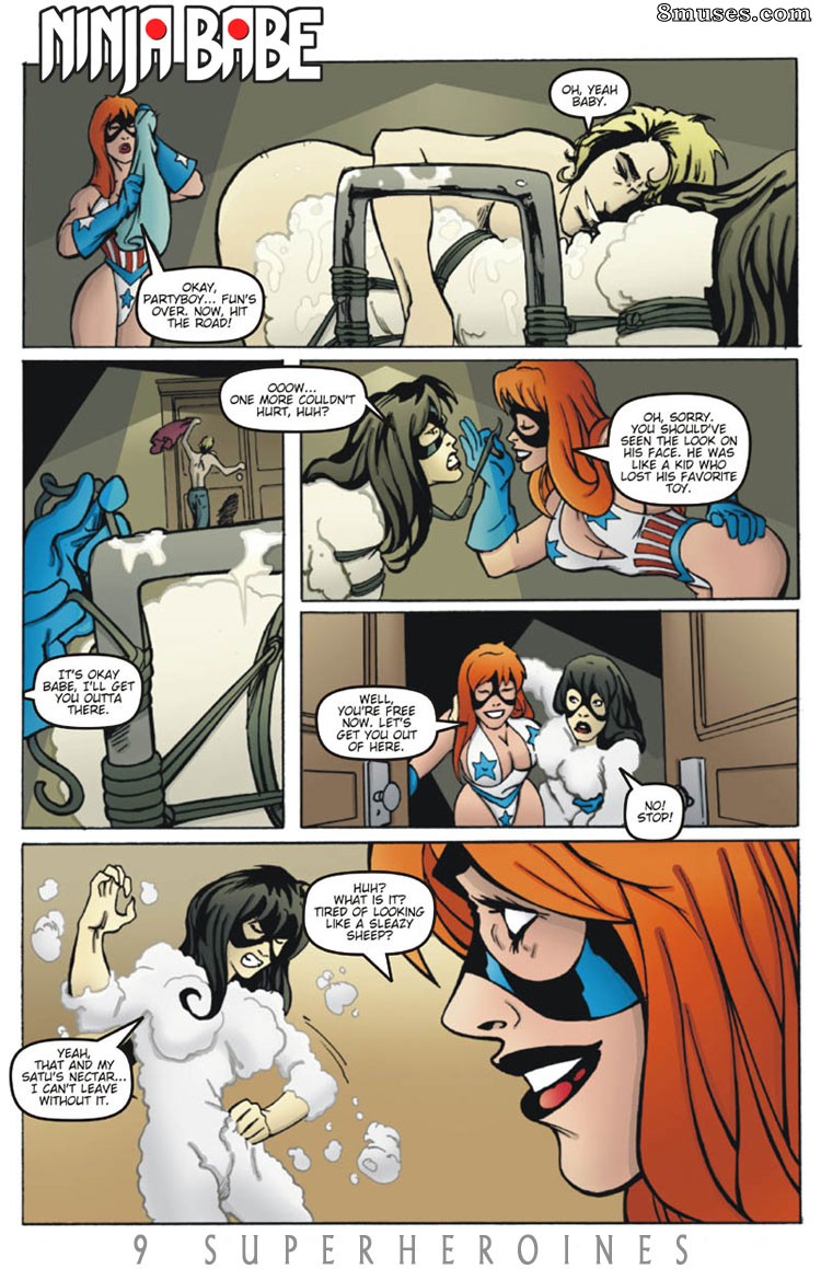 9 Superheroines Comics - Chica ninja - Página 40