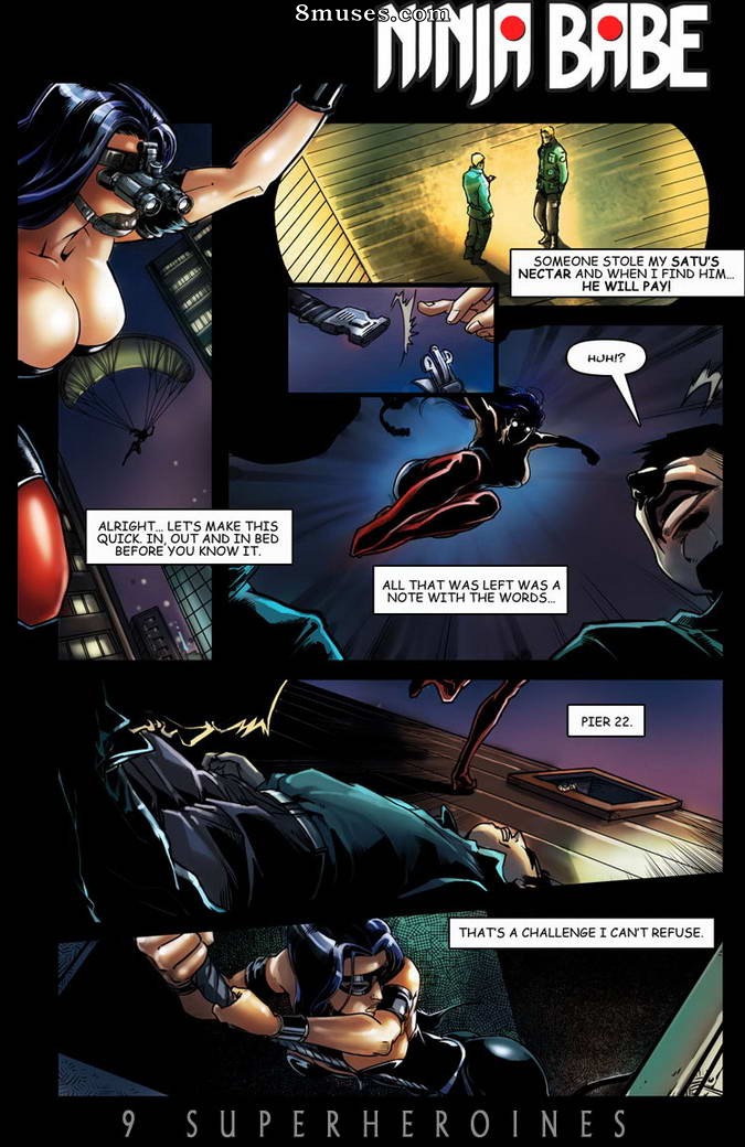 9 Superheroines Comics - Garota ninja - Página 2