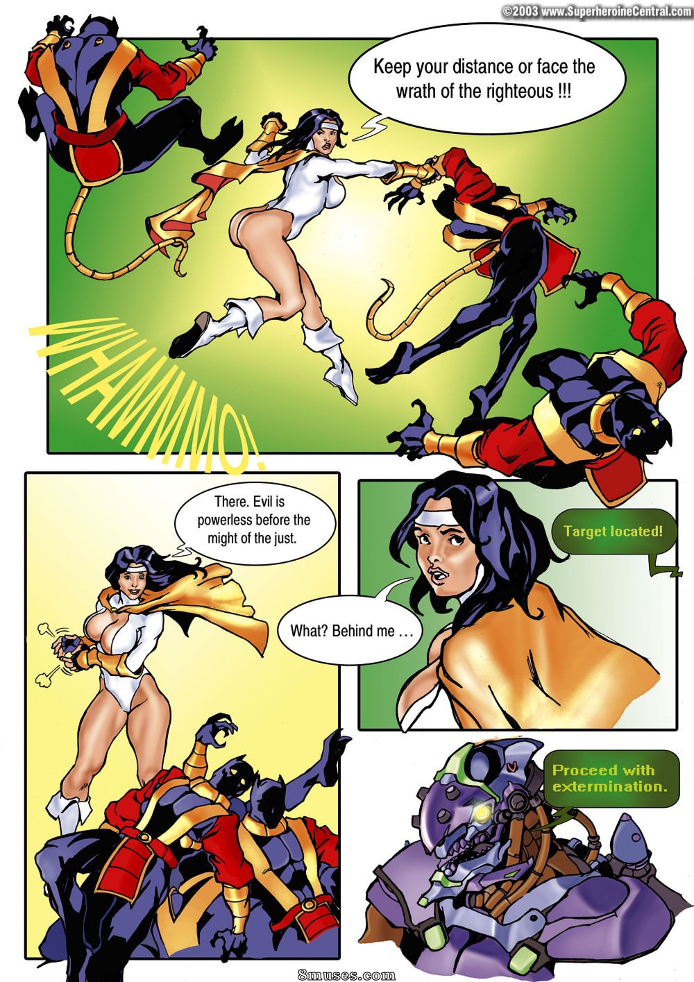 Superheroine Central Comics - Paladin dans court-circuit - Page 2