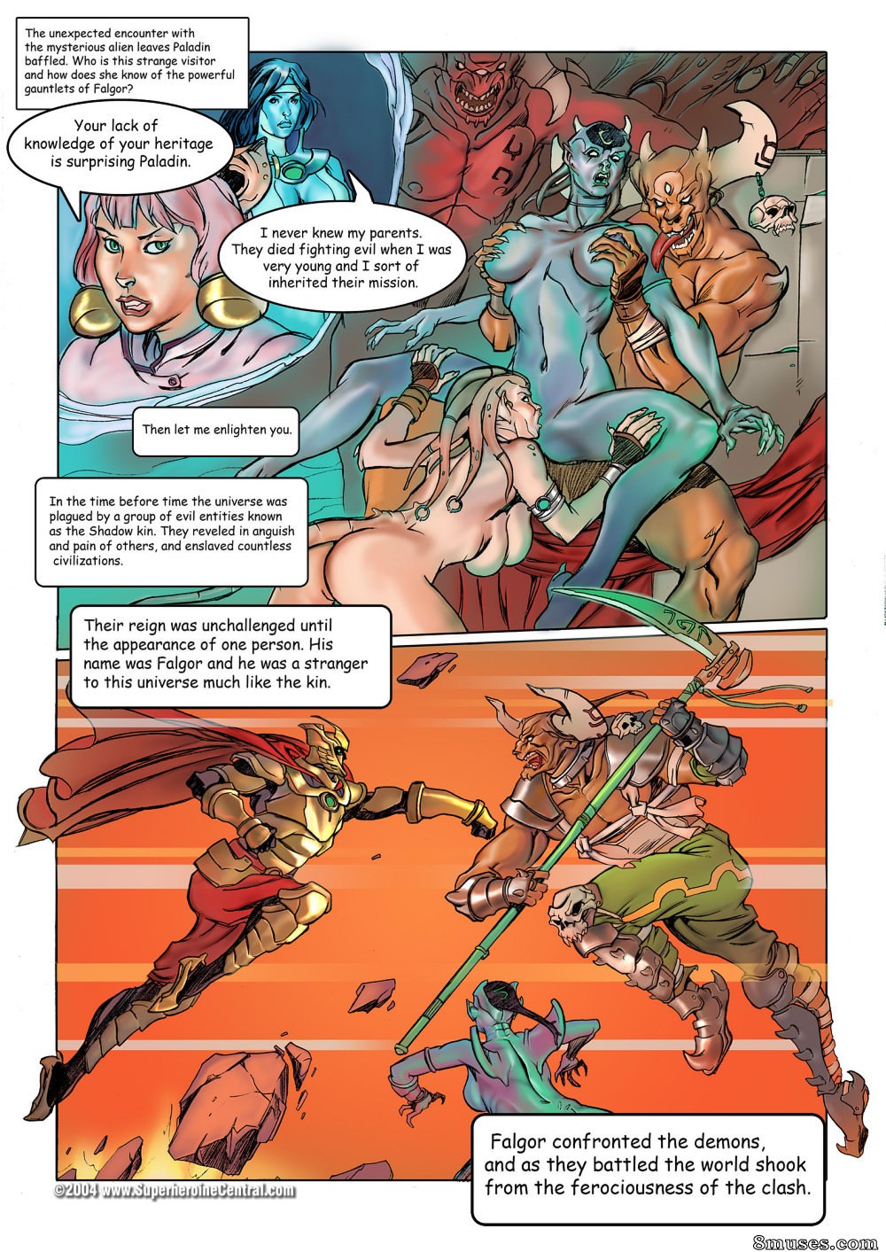 Superheroine Central Comics - Paladino em curto-circuito - Página 11