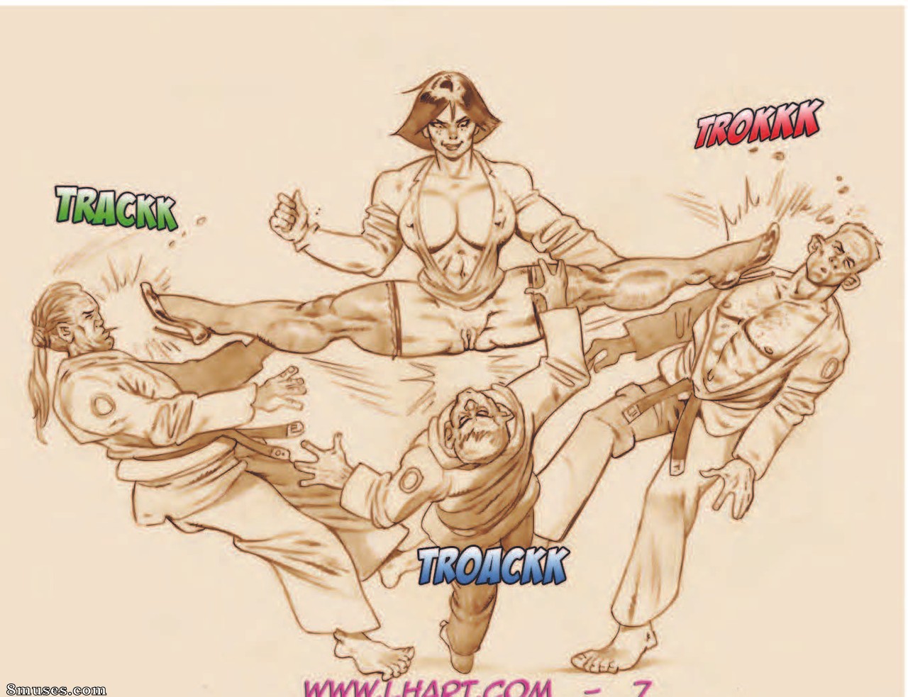 LH-Art Comics - Perra de dojo madura - Página 38