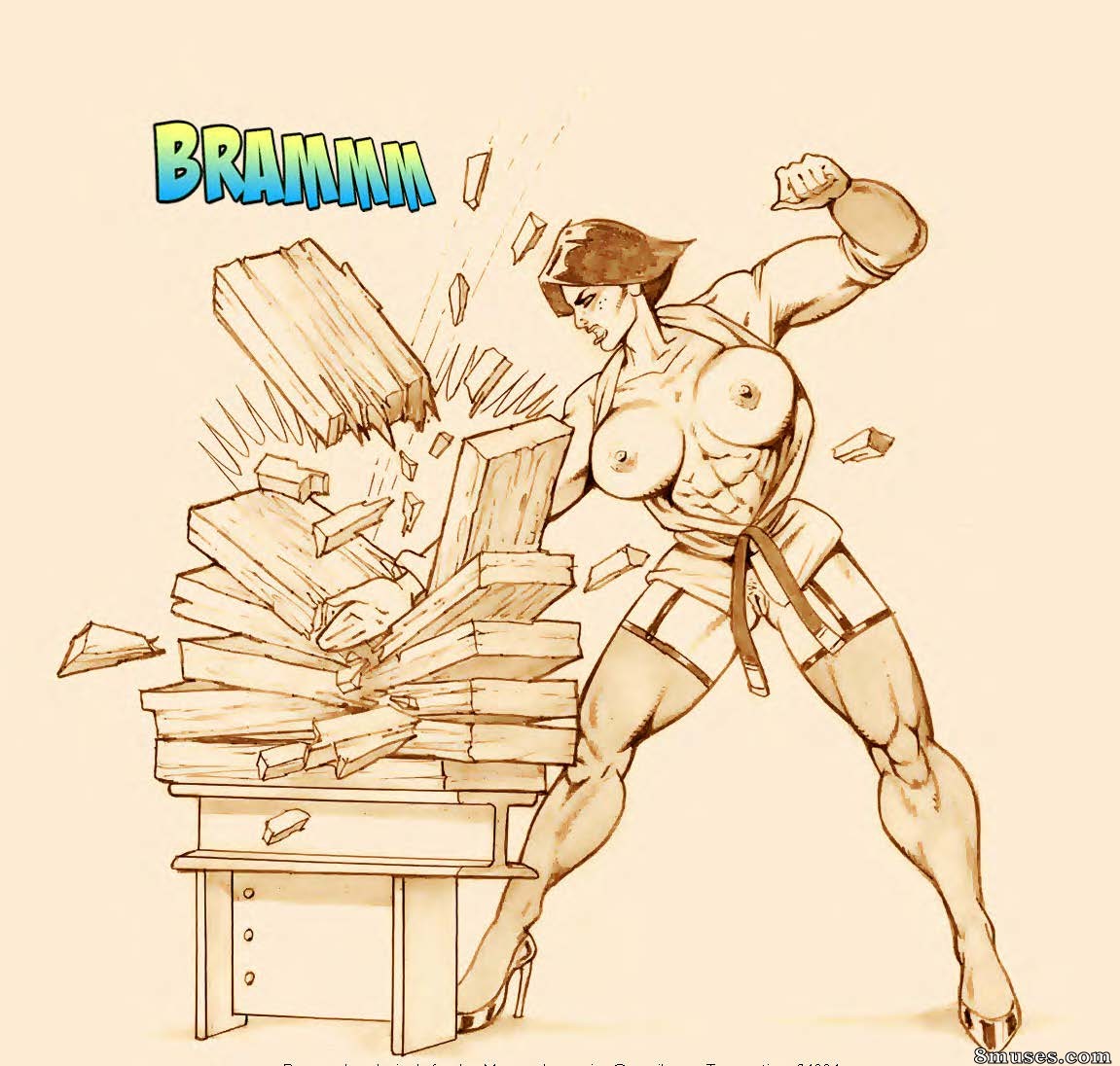 LH-Art Comics - Vadia do dojo madura - Página 7