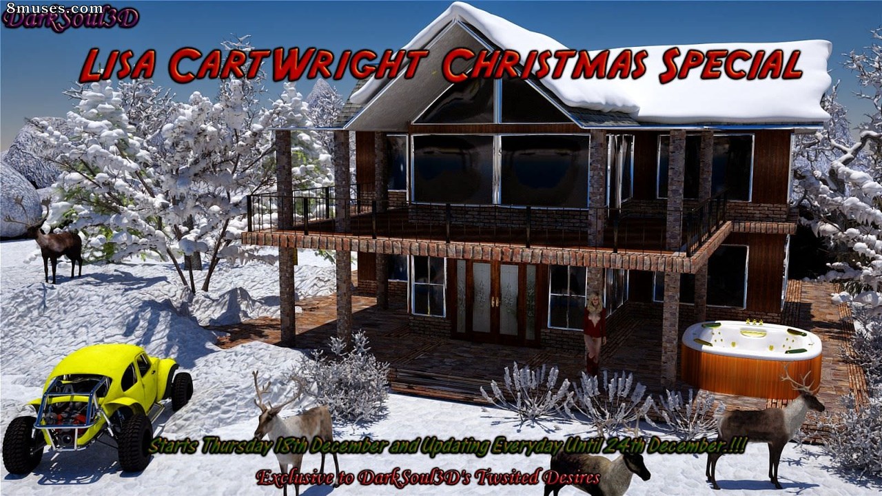 DarkSoul3D Comics - Lisa CartWright - Especial de Natal - Página 1