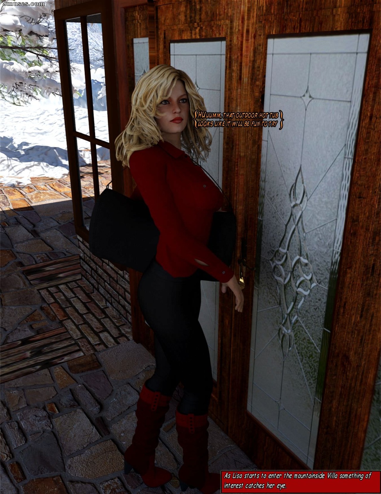 DarkSoul3D Comics - Lisa CartWright - Especial de Natal - Página 4