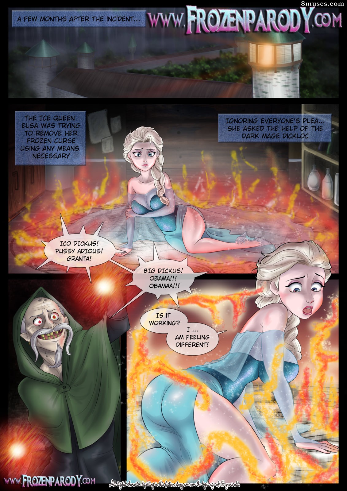 Frozen Parody Comics - Parodia de Frozen 4 - Página 1