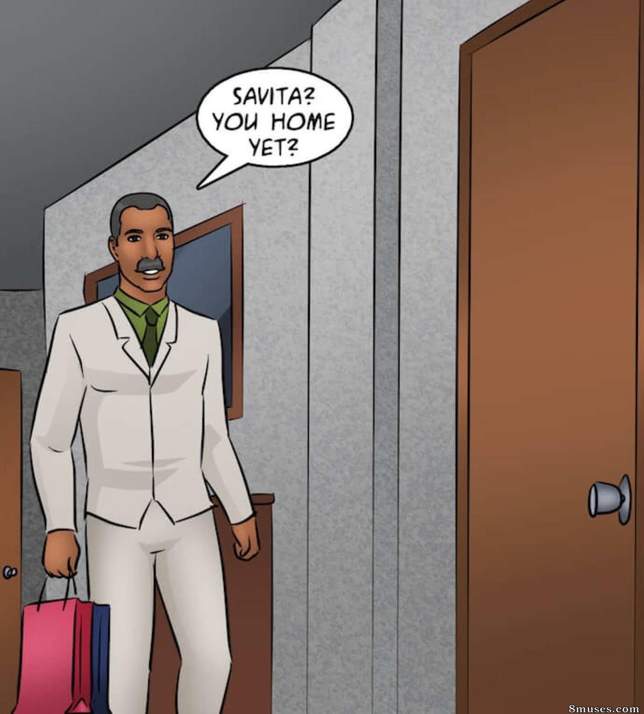Kirtu.com Comics - Savita Bhabhi - Episode 93 - Wearing the Horns - Page 56