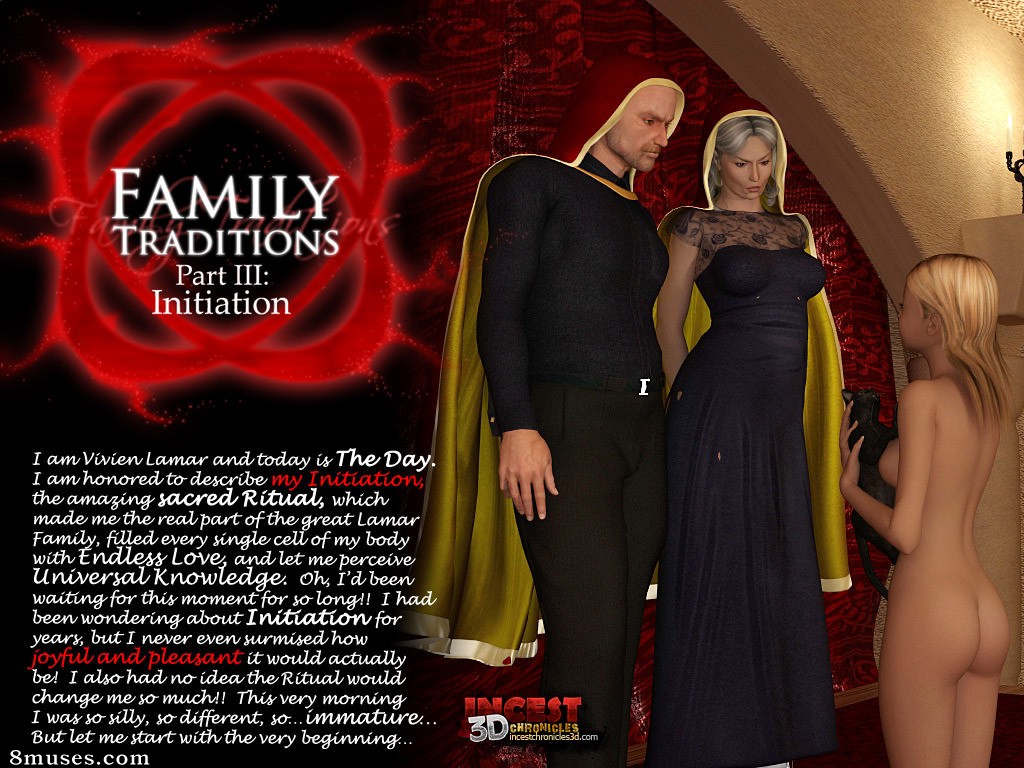 IncestChronicles3D Comics - Tradiciones familiares. Parte 3 - Página 1