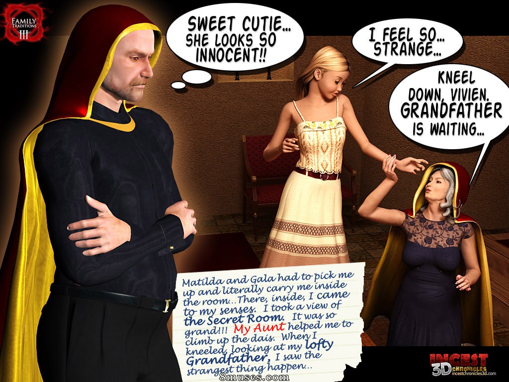 IncestChronicles3D Comics - Tradiciones familiares. Parte 3 - Página 36