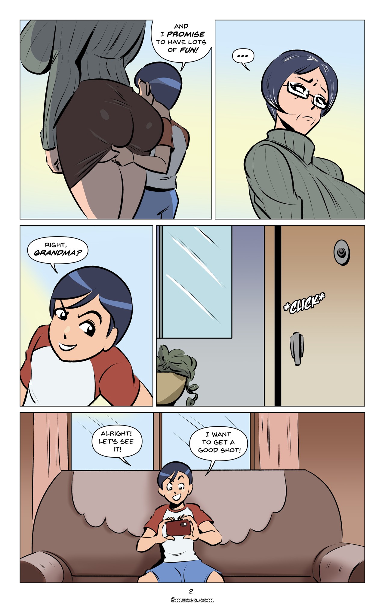Glassfish Comics - My Granny - The Former Sexy Star - Page 3