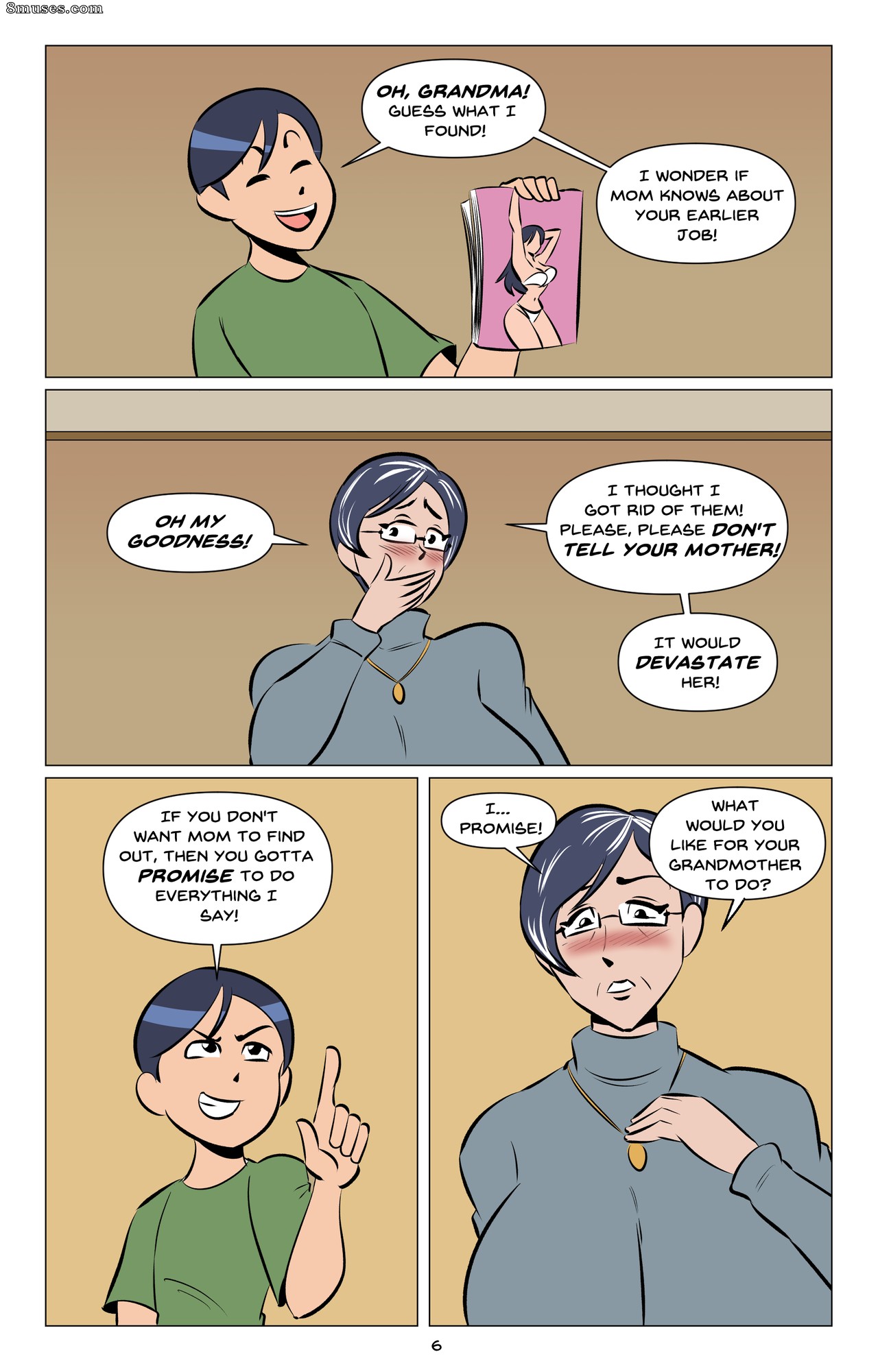 Glassfish Comics - My Granny - The Former Sexy Star - Page 7