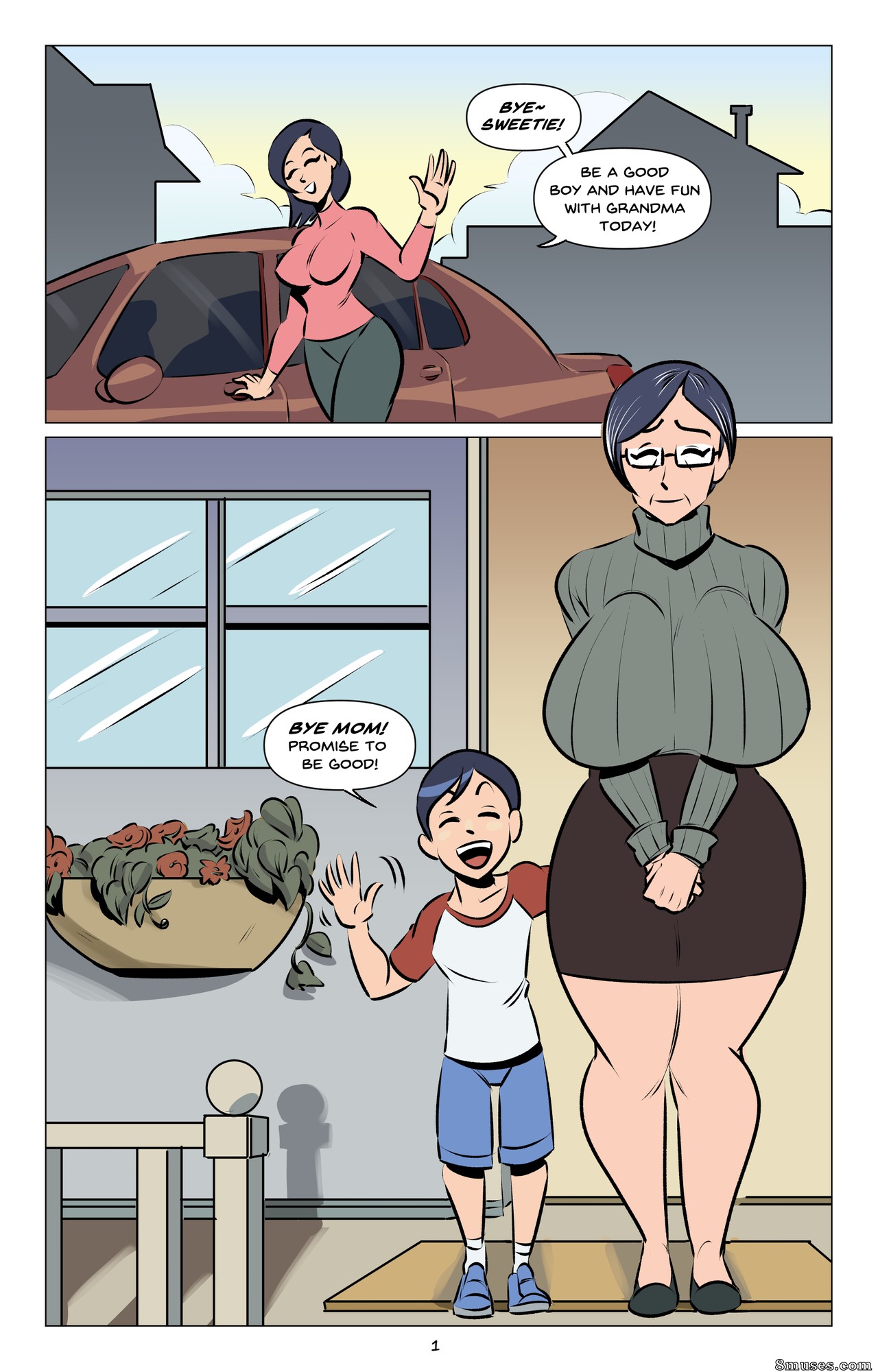 Glassfish Comics - My Granny - The Former Sexy Star - Page 2