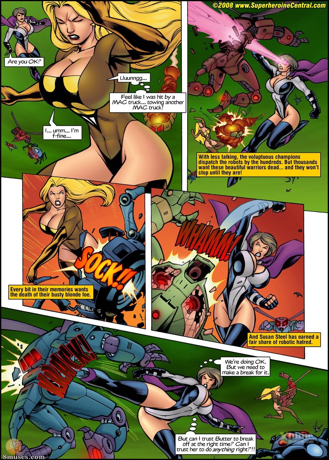 SuperHeroineComixxx - Susan Steel - Dark Planet - Page 8