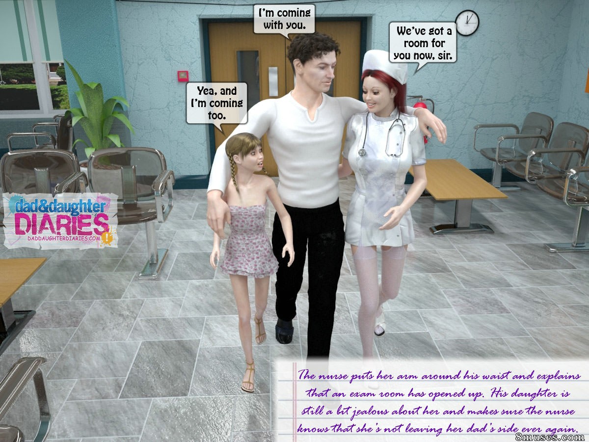 Dad and Daughter Diaries Comics - Nurse for Daddy - Page 40