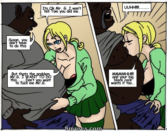 IllustratedInterracial.com Comics - Sons Hot Little Blonde - Page 12
