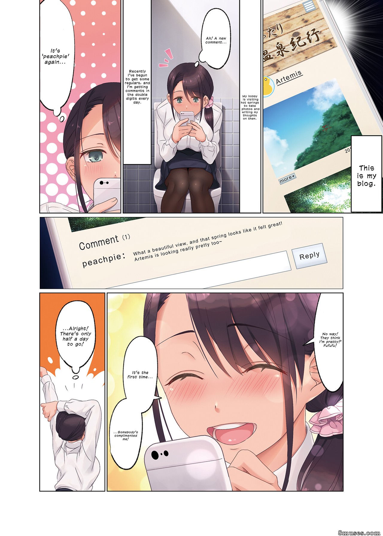 Airy Socks - Jidori SNS ni Hamaru OL Hitou Blogger, Hamerareru - Addicted to Taking Social Media Selfies. Fucking an Office Lady Blogger - Page 5